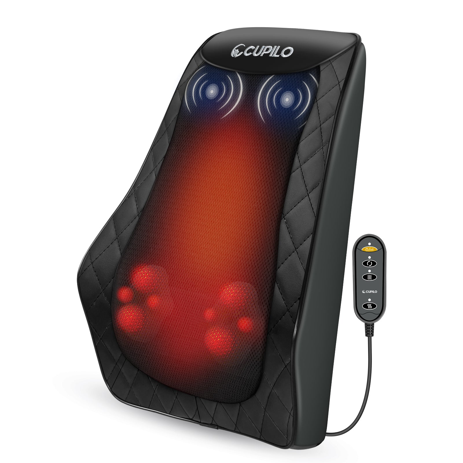 Cupilo Shiatsu Neck and Back Massager with Heat - CPL-1128