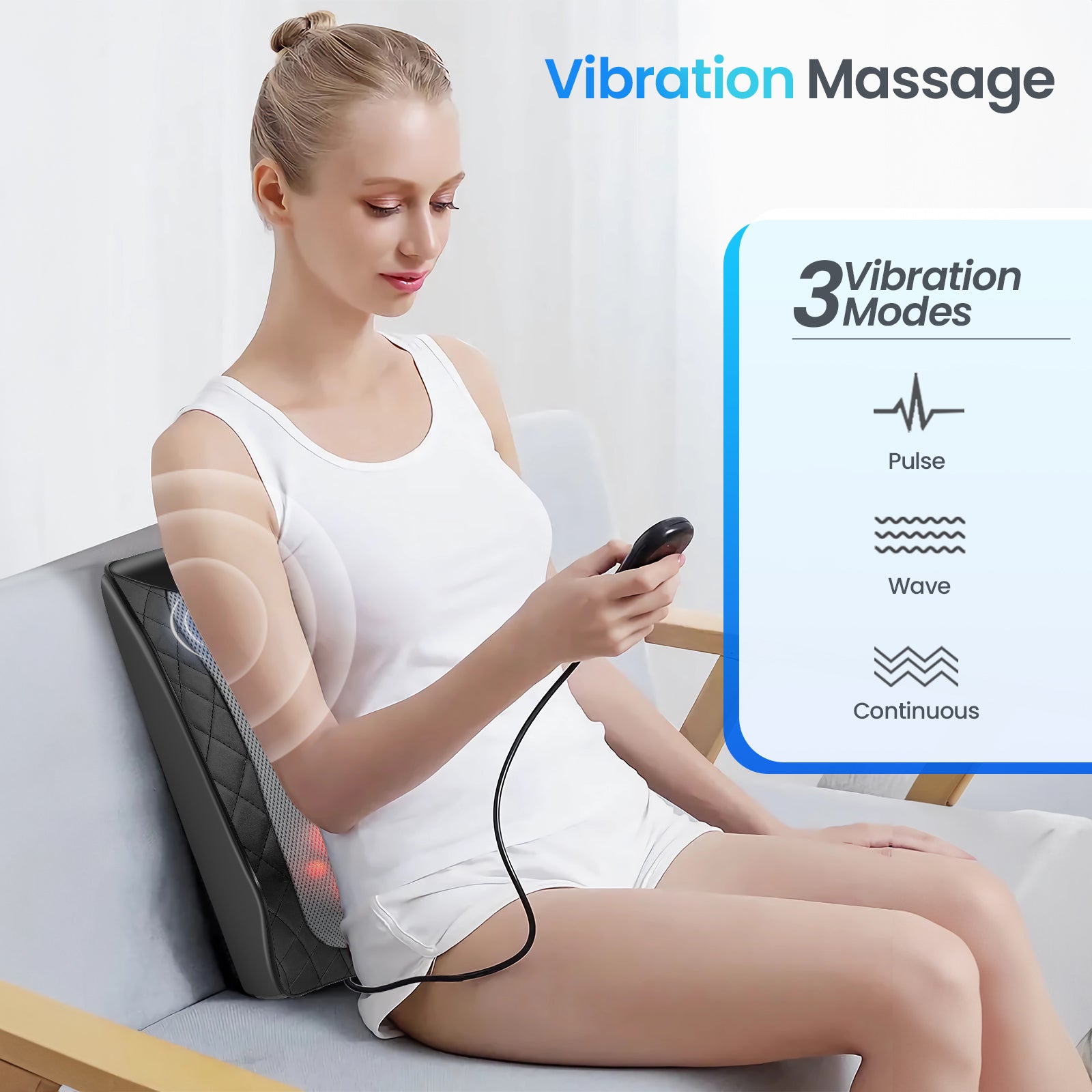 Cupilo Shiatsu Neck and Back Massager with Heat - CPL-1128