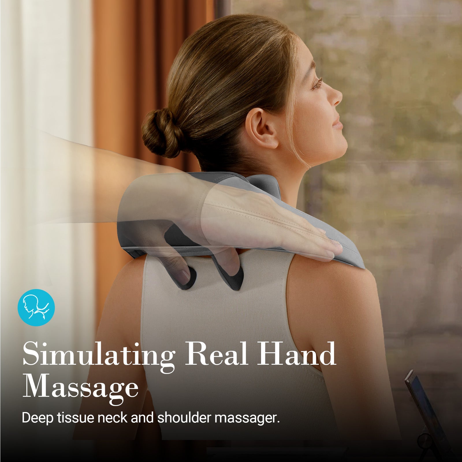 Cupilo Shiatsu Neck and Shoulder Massager with Heat - CPL-6681