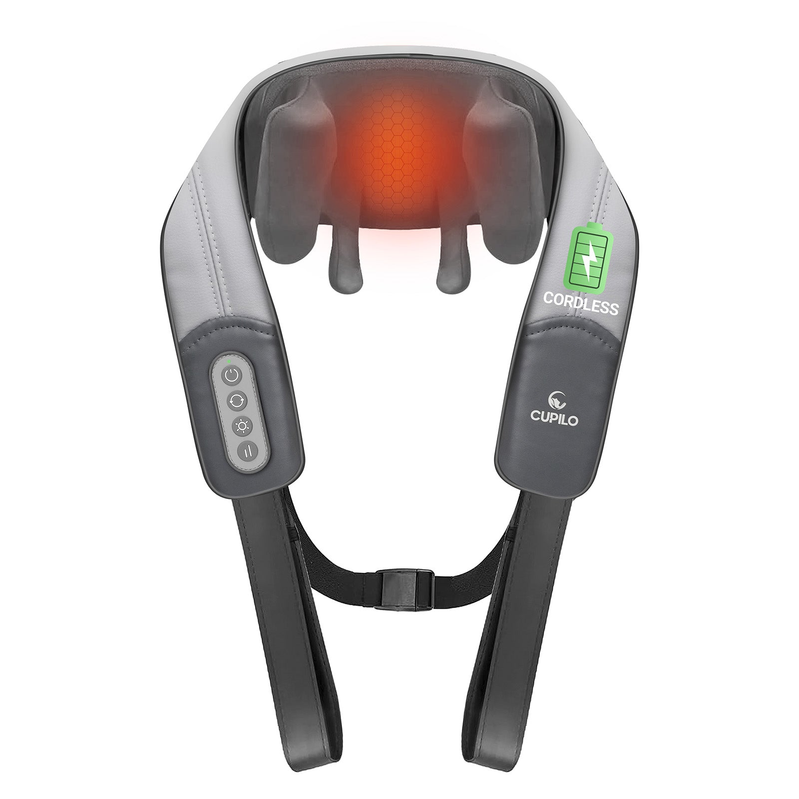 Cupilo Shiatsu Neck and Shoulder Massager with Heat - CPL-6681