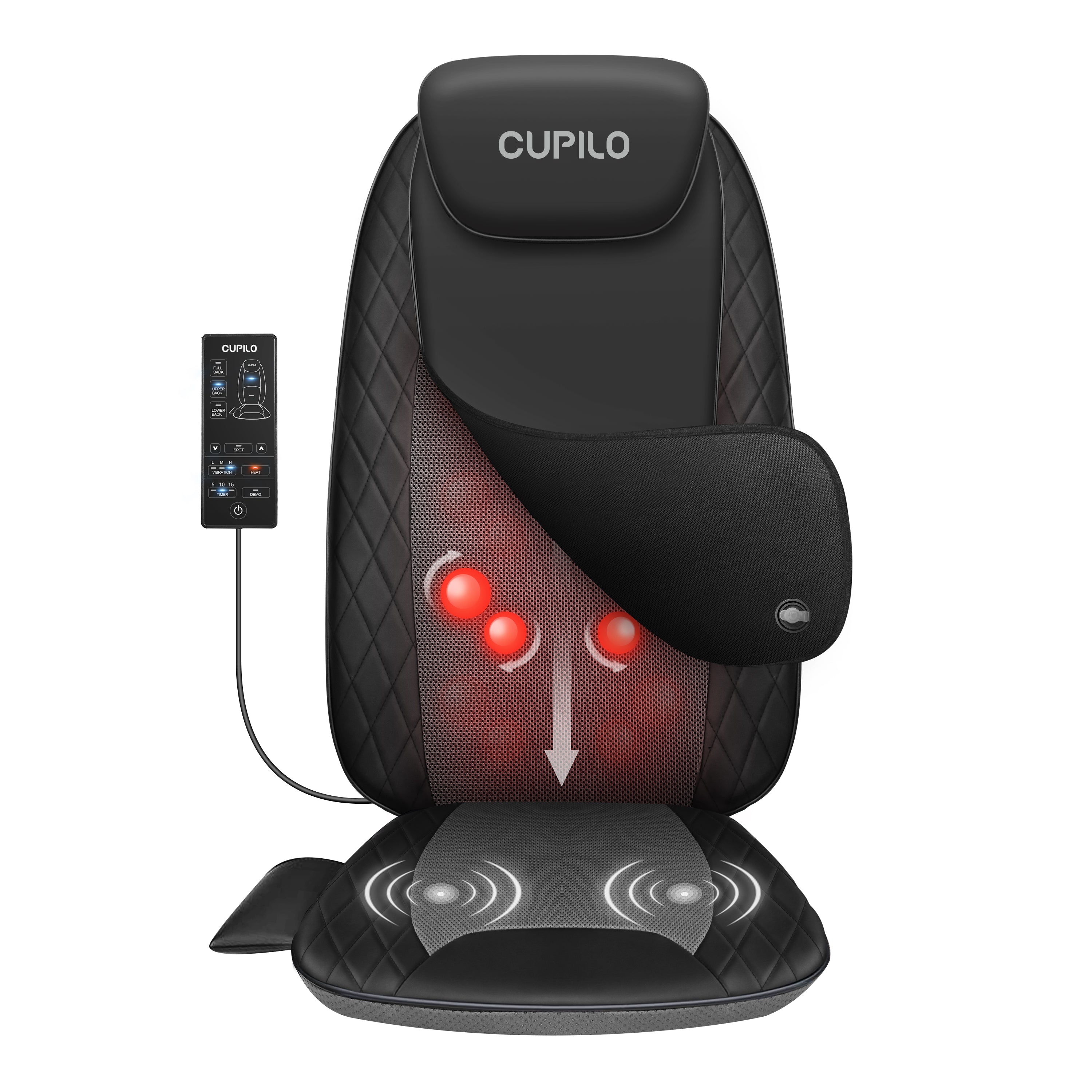 CuPiLo Shiatsu Back Massager for Pain Relief Deep Tissue - CPL-2256