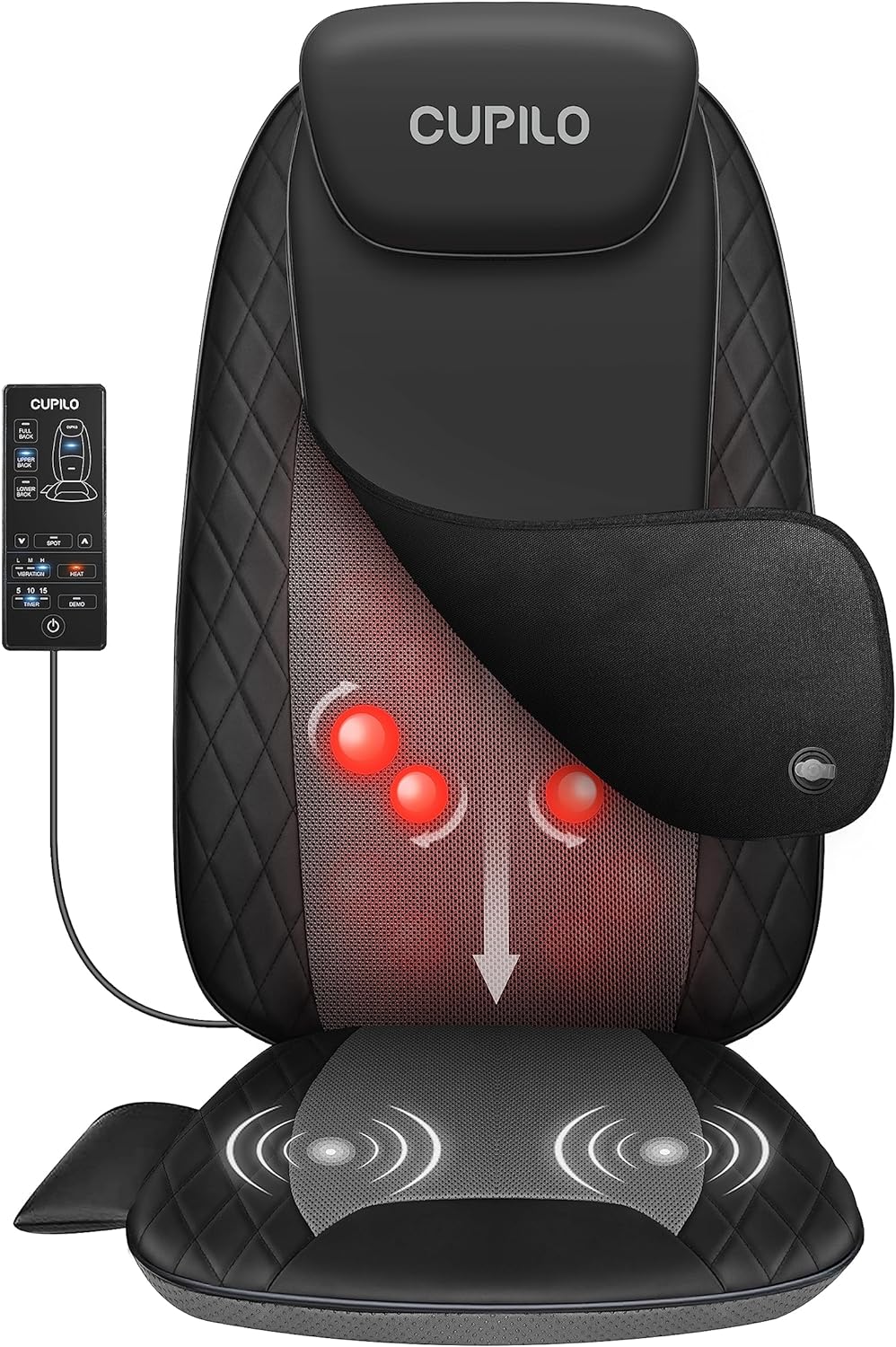 CuPiLo Shiatsu Neck Back Massager with Heat - CPL-2233