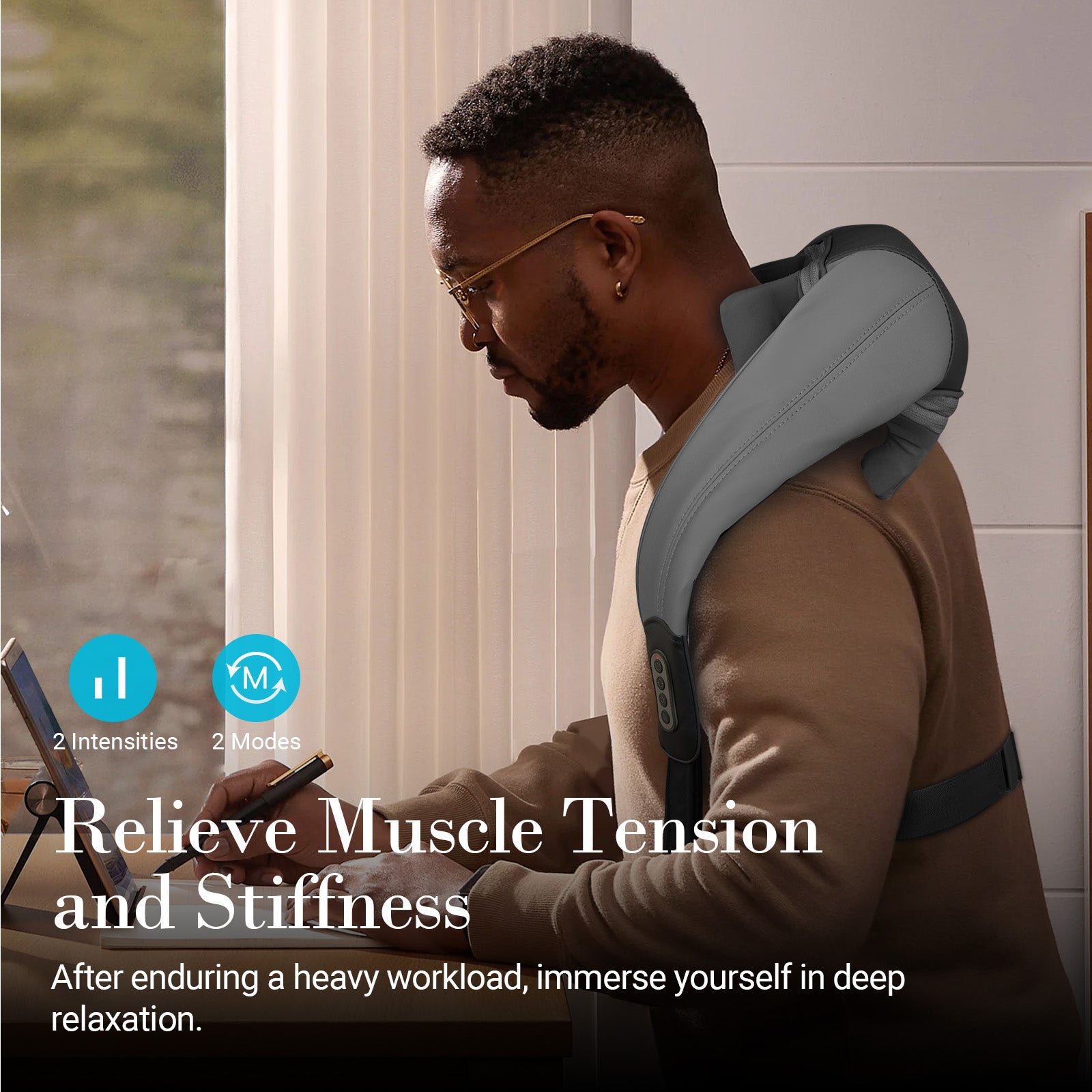 Cupilo Shiatsu Neck and Shoulder Massager with Heat - CPL-6681