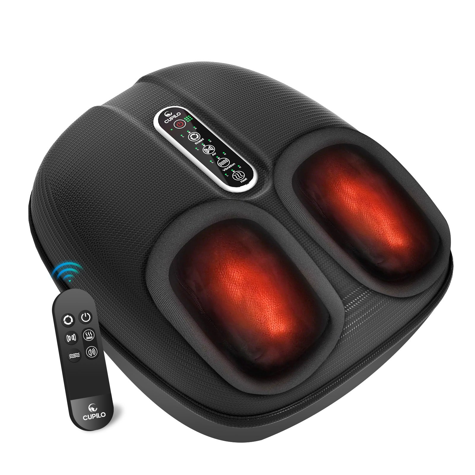 CuPiLo Foot Massager with Heat, Shiatsu Deep Knead Feet Massager with Remote Control - CPL-5522RC