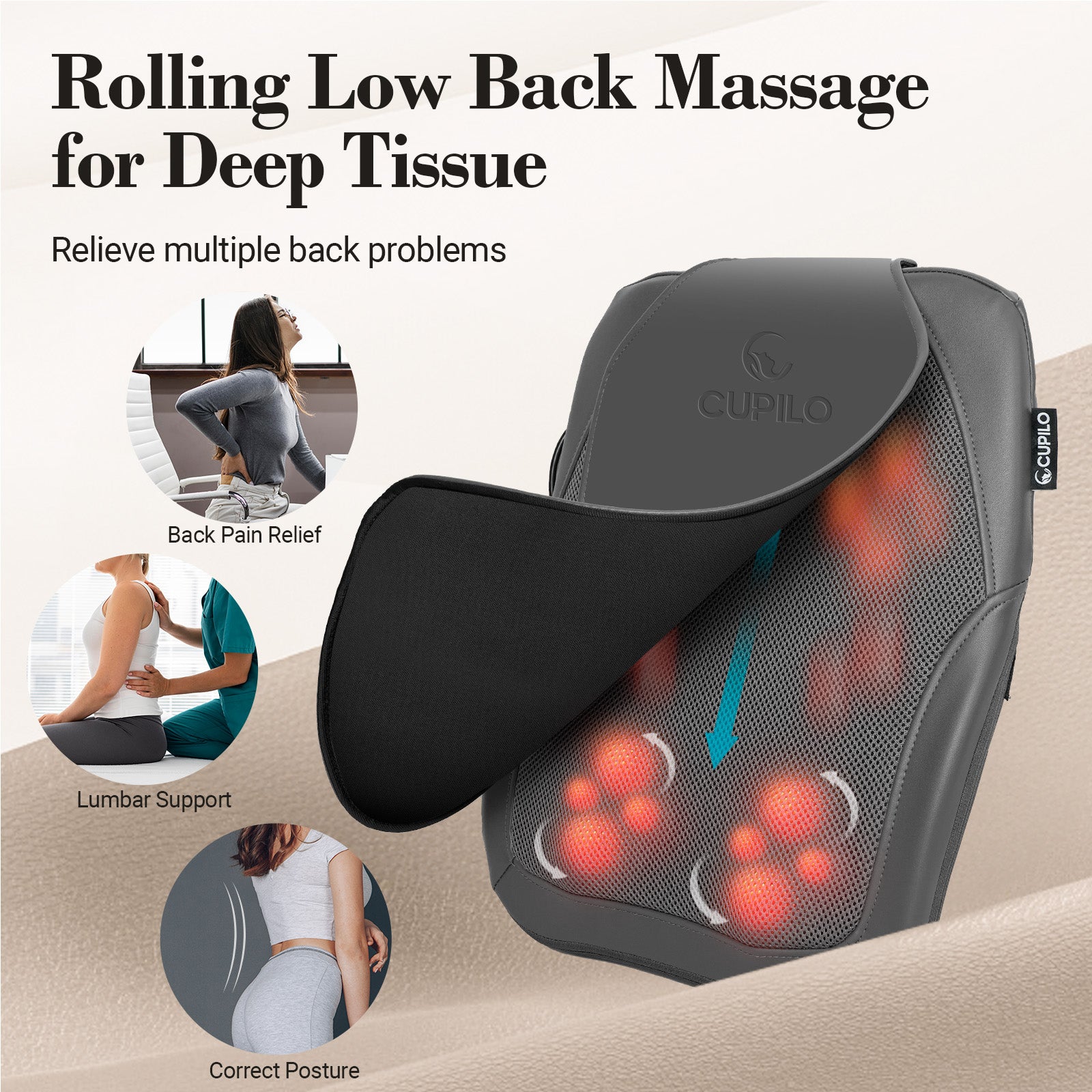 Shiatsu Low Back Massager - CPL-2243