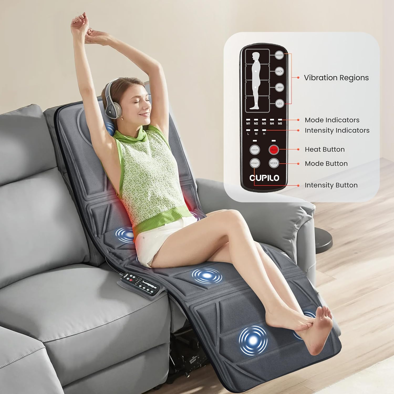 CuPiLo Massager Mat Full Body-CPL-3391S