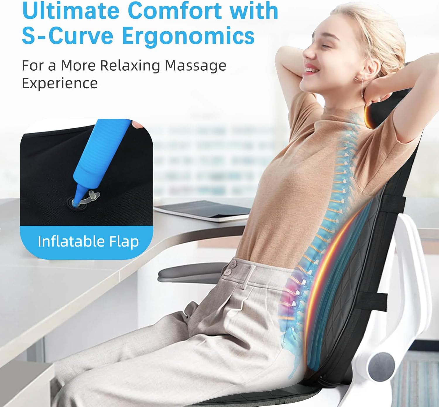 CuPiLo Shiatsu Neck Back Massager with Heat - CPL-2233