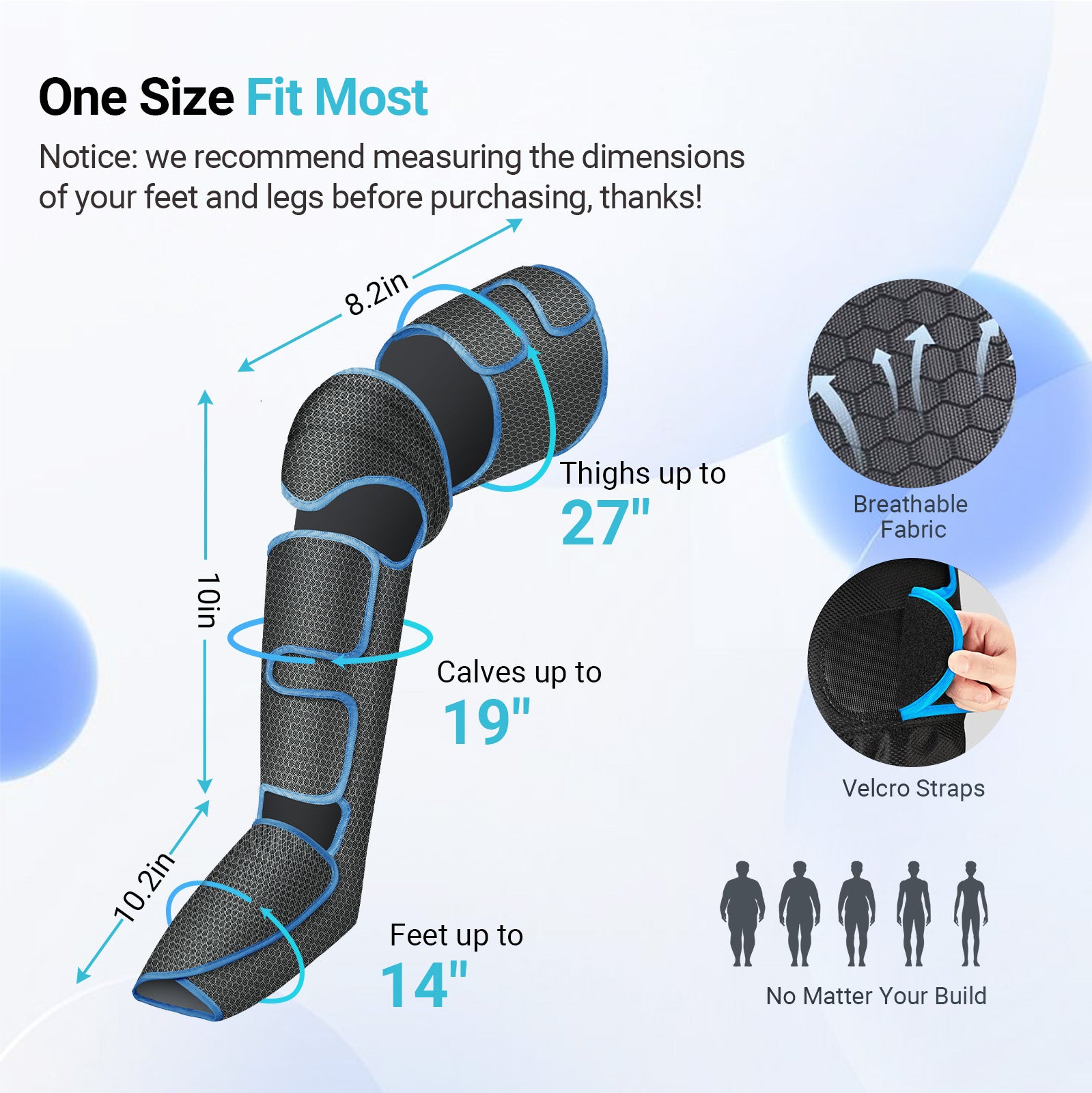 CuPiLo Leg Massager with Heat - CPL-FE-7204B-N1