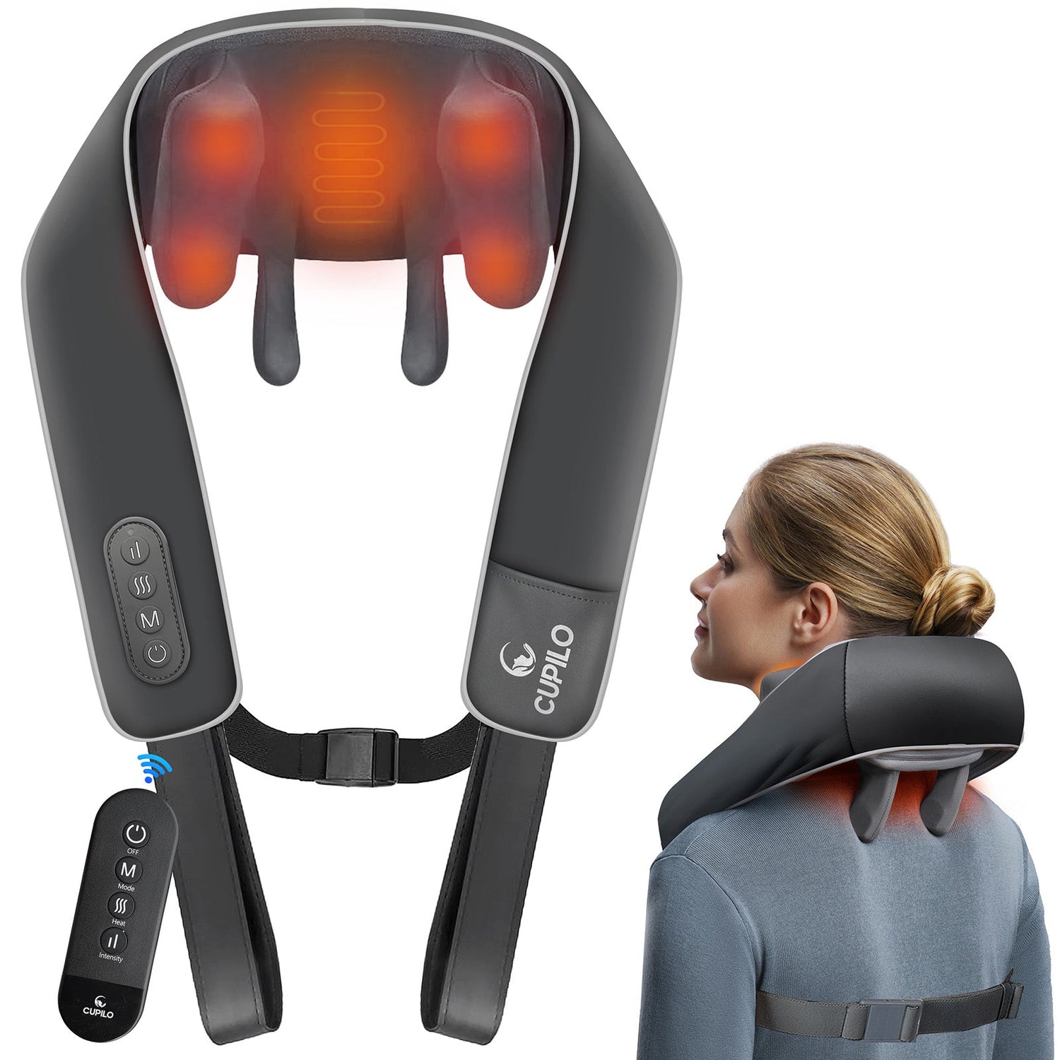 Experience Relaxation Anytime: The Shiatsu Neck &amp; Back Massager with Heat