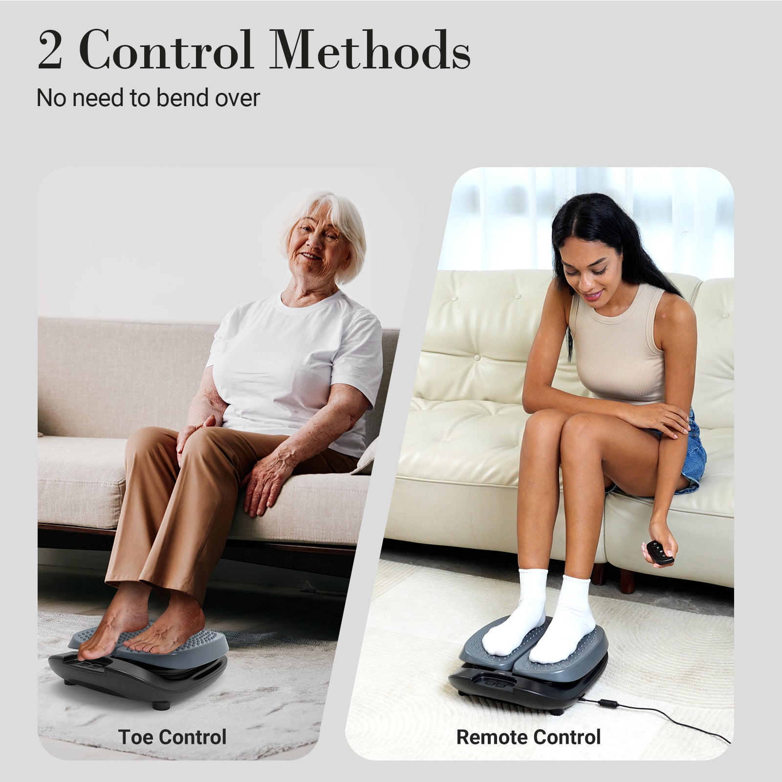 CuPiLo Adjustable Vibration Feet Massager with Remote Control - CPL-5591