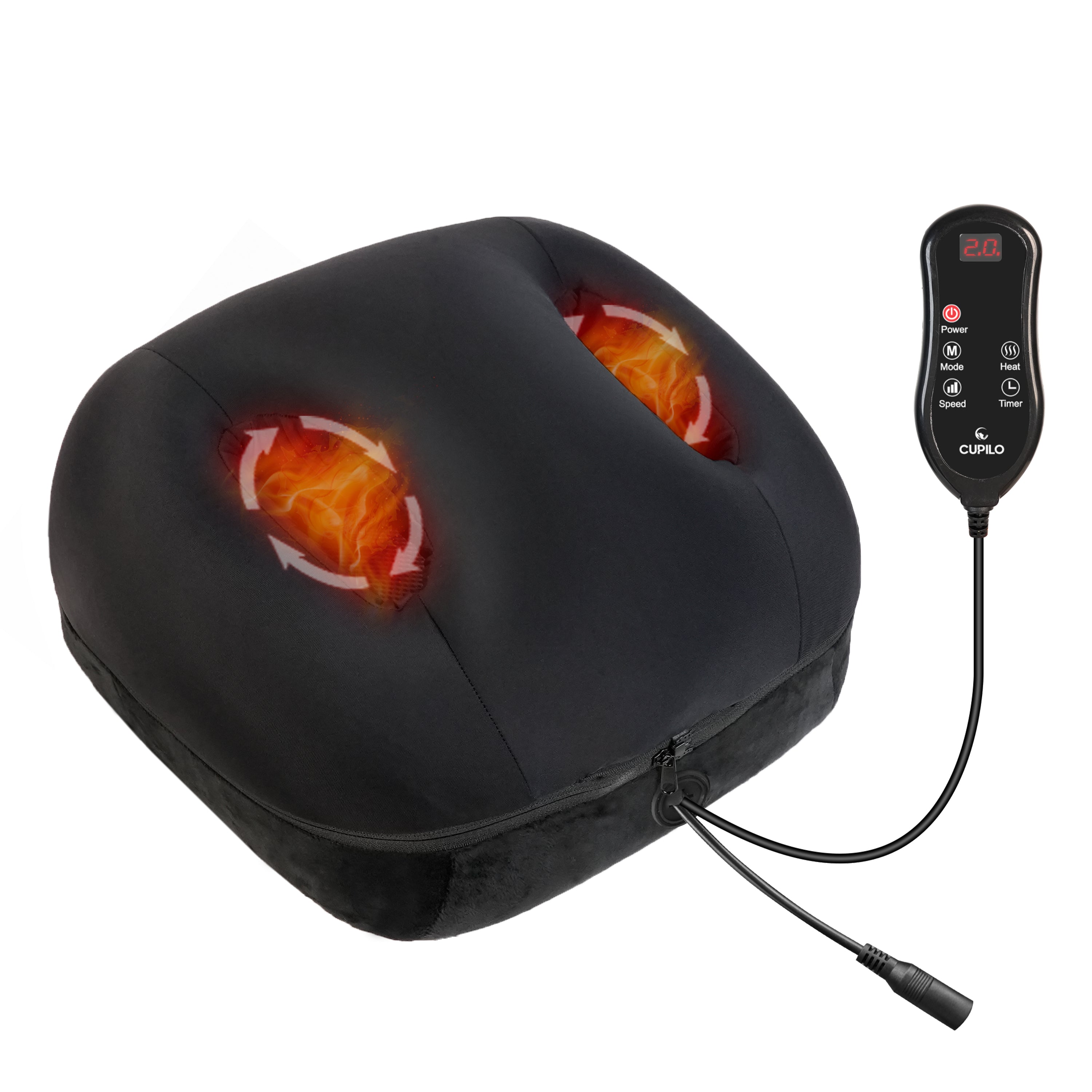 CuPiLo Upgraded Shiatsu Foot Massager with Heat CPL-5590