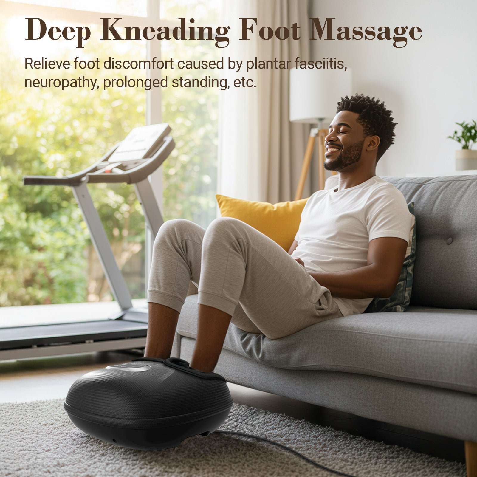 CPL-5522-WM Cupilo Foot Massager with Heat, Shiatsu Foot Massager Machine with 5 Deep Kneading Therapy Pressure for Plantar Fasciitis, Neuropathy, Blood Circulation, Birthday Gifts for Women Men 13