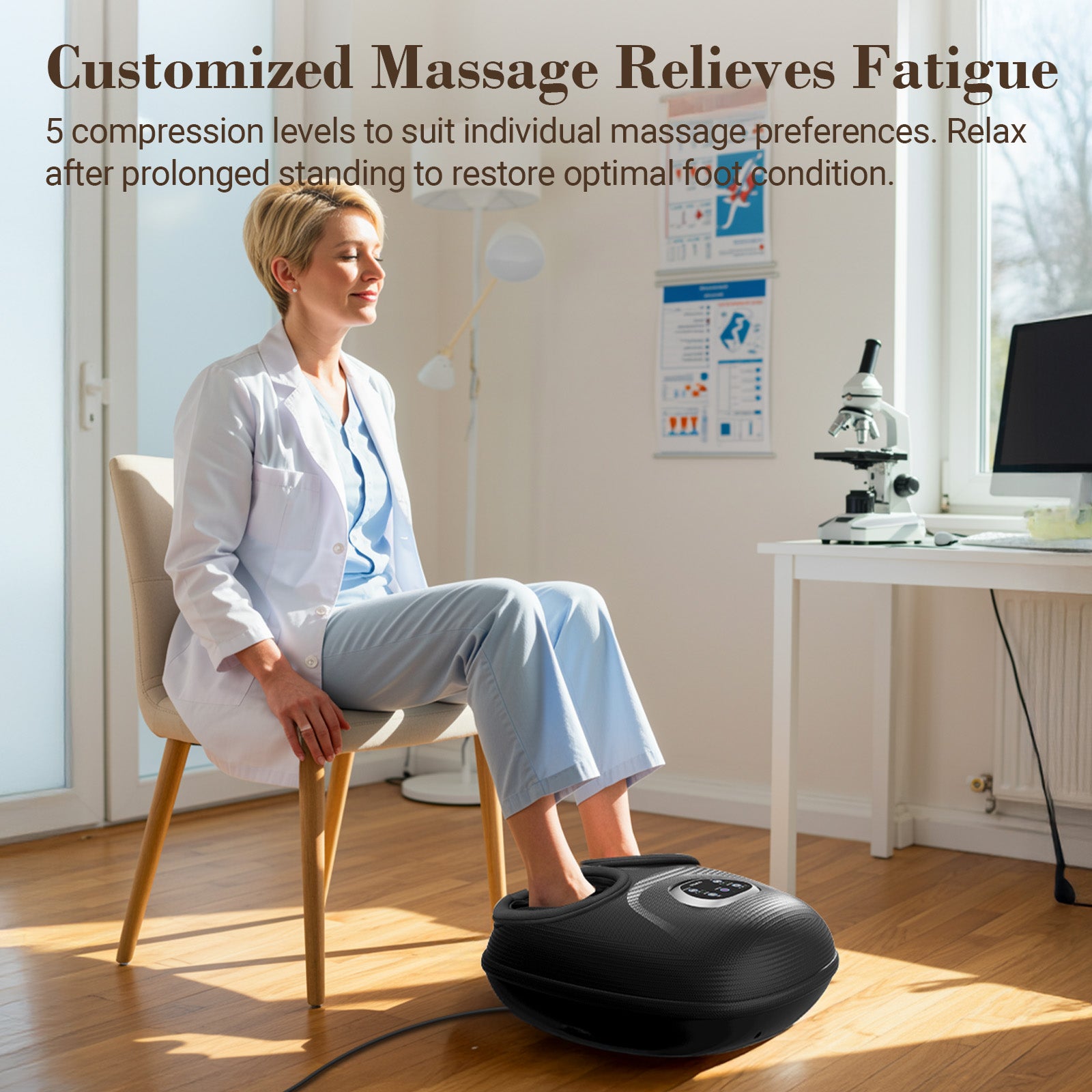 CuPilLo Foot Massager with Heat & Shiatsu - CPL-5522