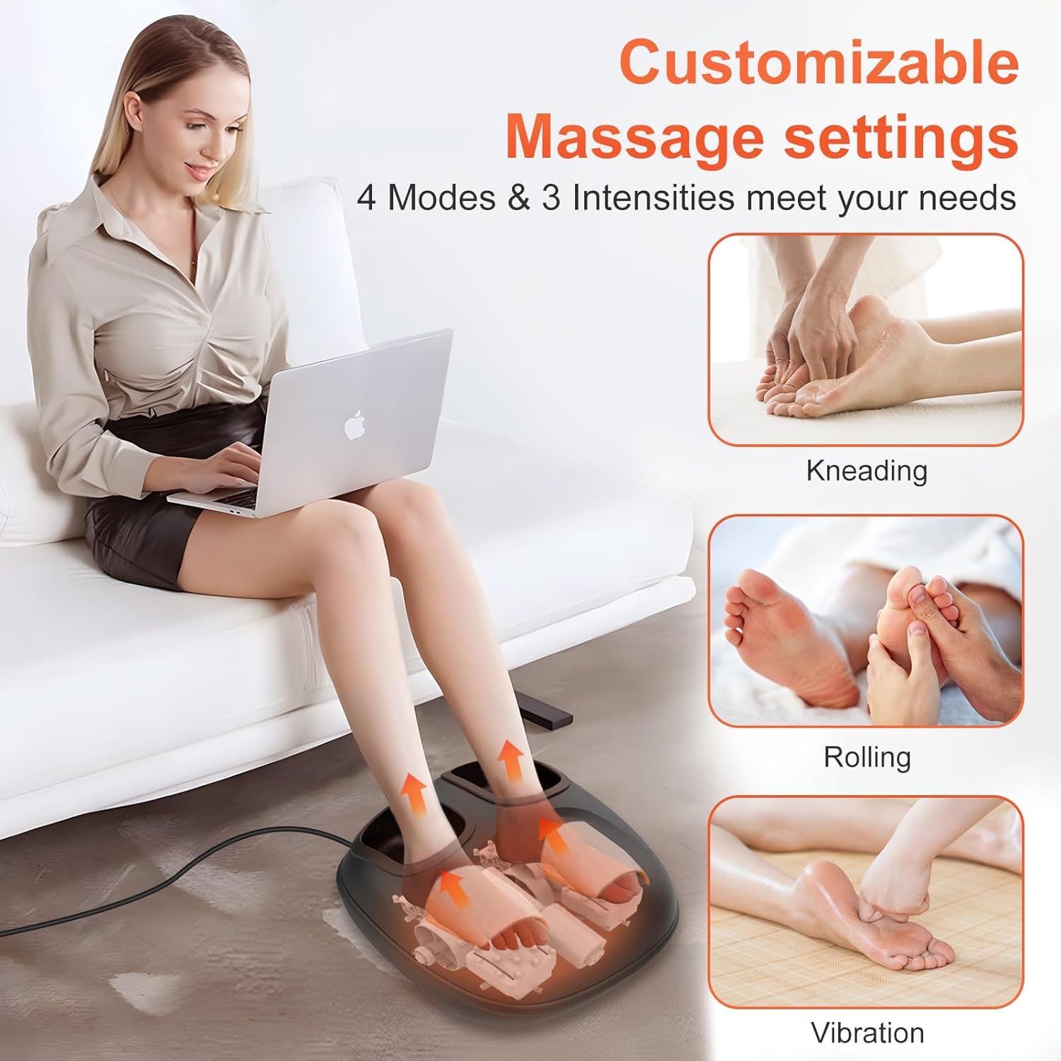 CuPilLo Foot Massager with Heat & Shiatsu - CPL-5522