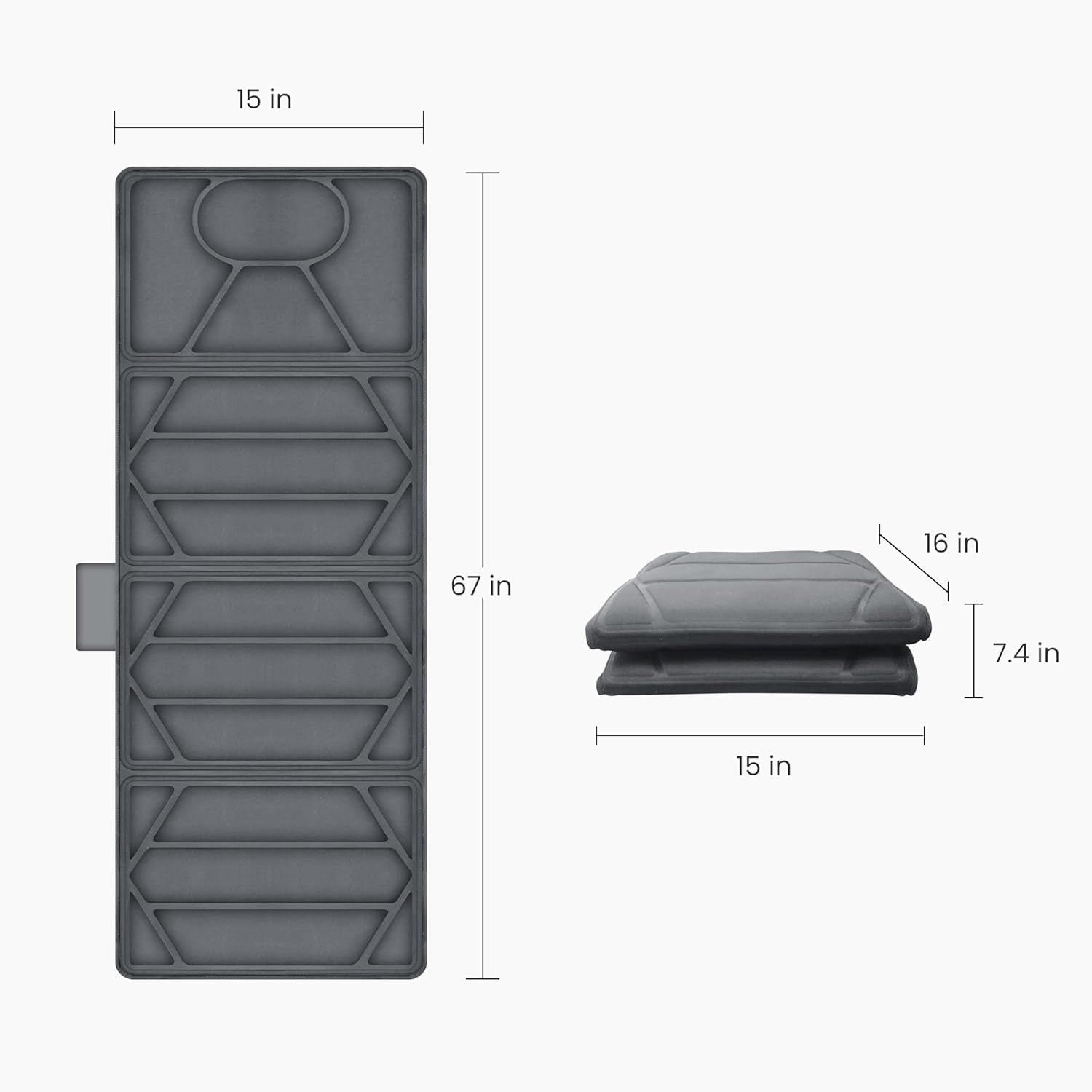 CuPiLo Massager Mat Full Body,5 Massage Modes & 3 Vibration Ievels-- CP-3310